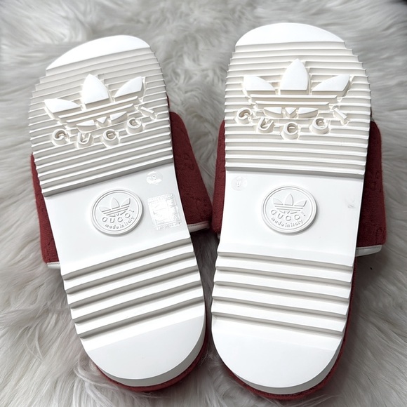 GUCCI x ADIDAS RARE Terry Cloth GG Monogram Sandals main image 10